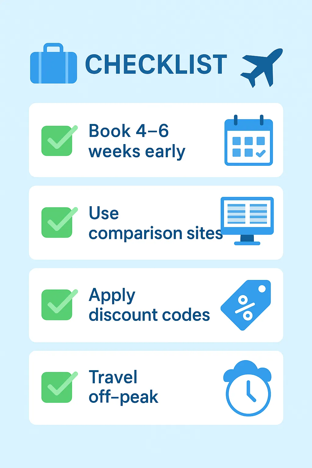 Airport Parking Money-Saving Tips UK
Tips to save money on airport parking UK – booking early, discounts, off-peak travel